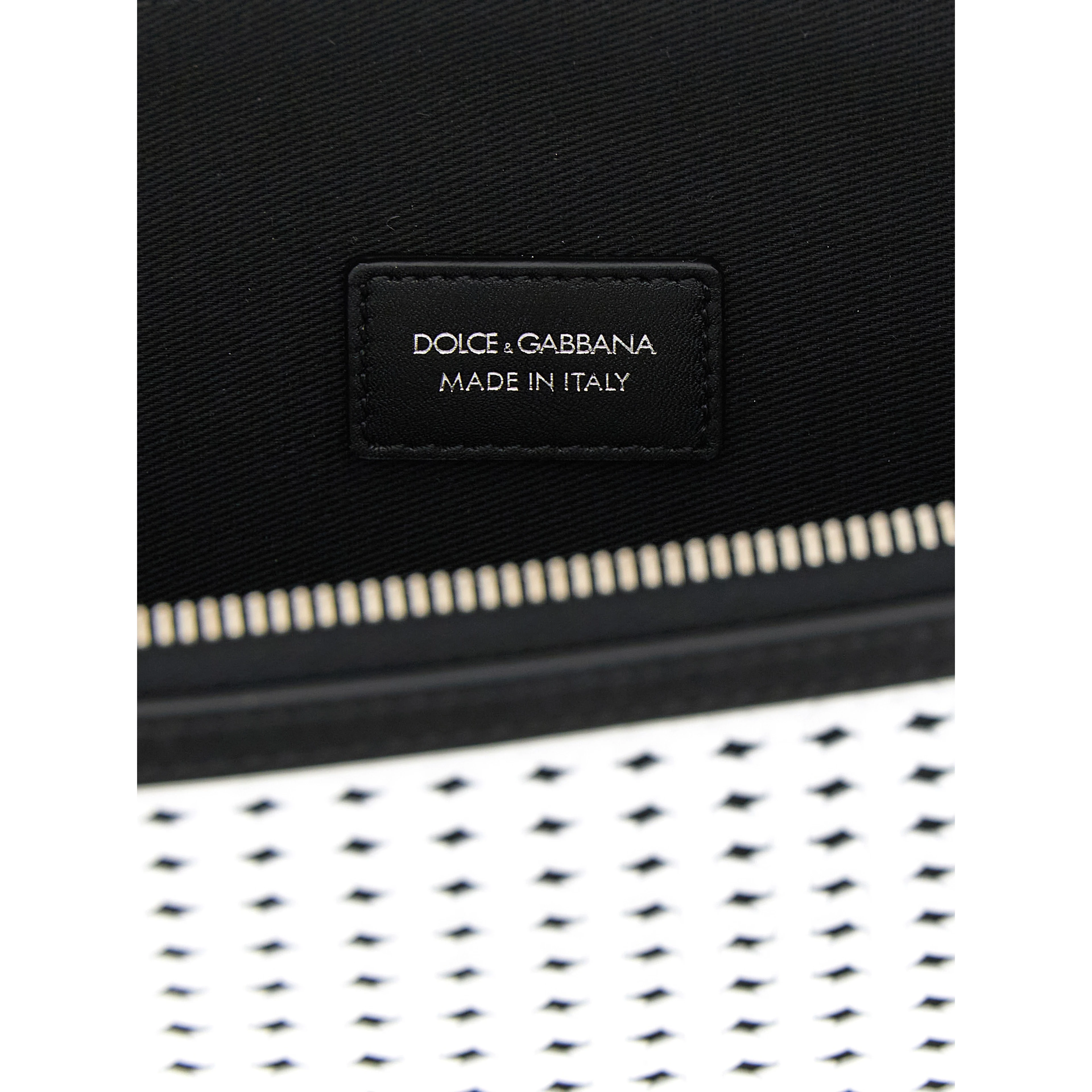 Bicolor Calfskin Clutch Bag