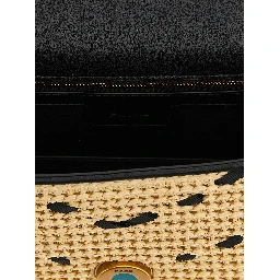 Beige Cowhide Crossbody Bag