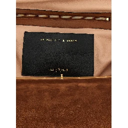 Brown Leather Clutch Bag