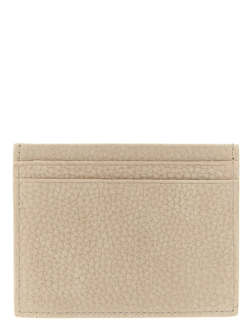 Beige Calfskin Cardholder