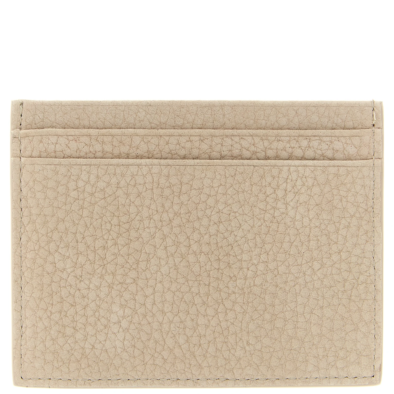 Beige Calfskin Cardholder