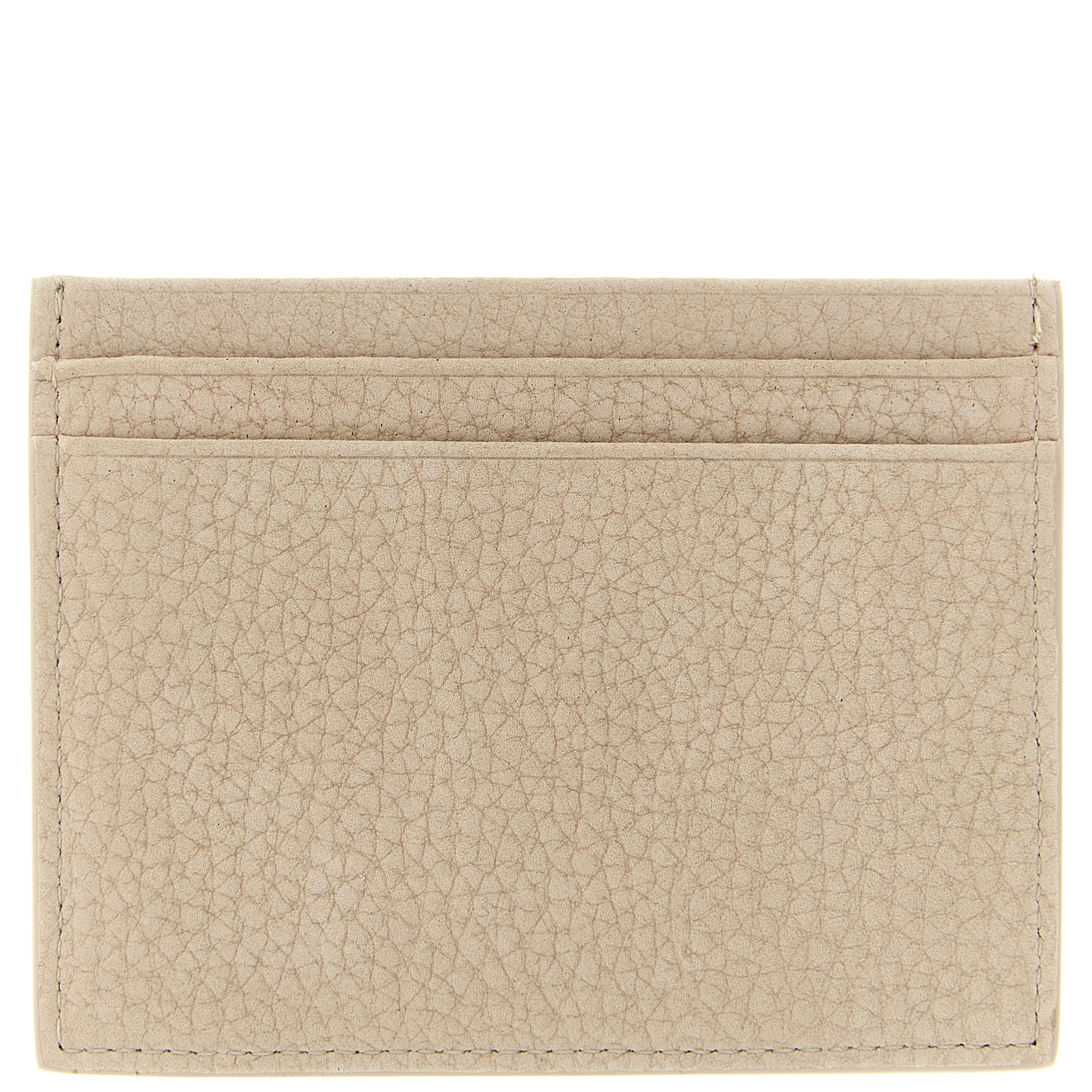 Beige Calfskin Cardholder