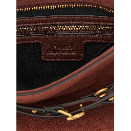 Bordeaux Lamb Leather Shoulder Bag