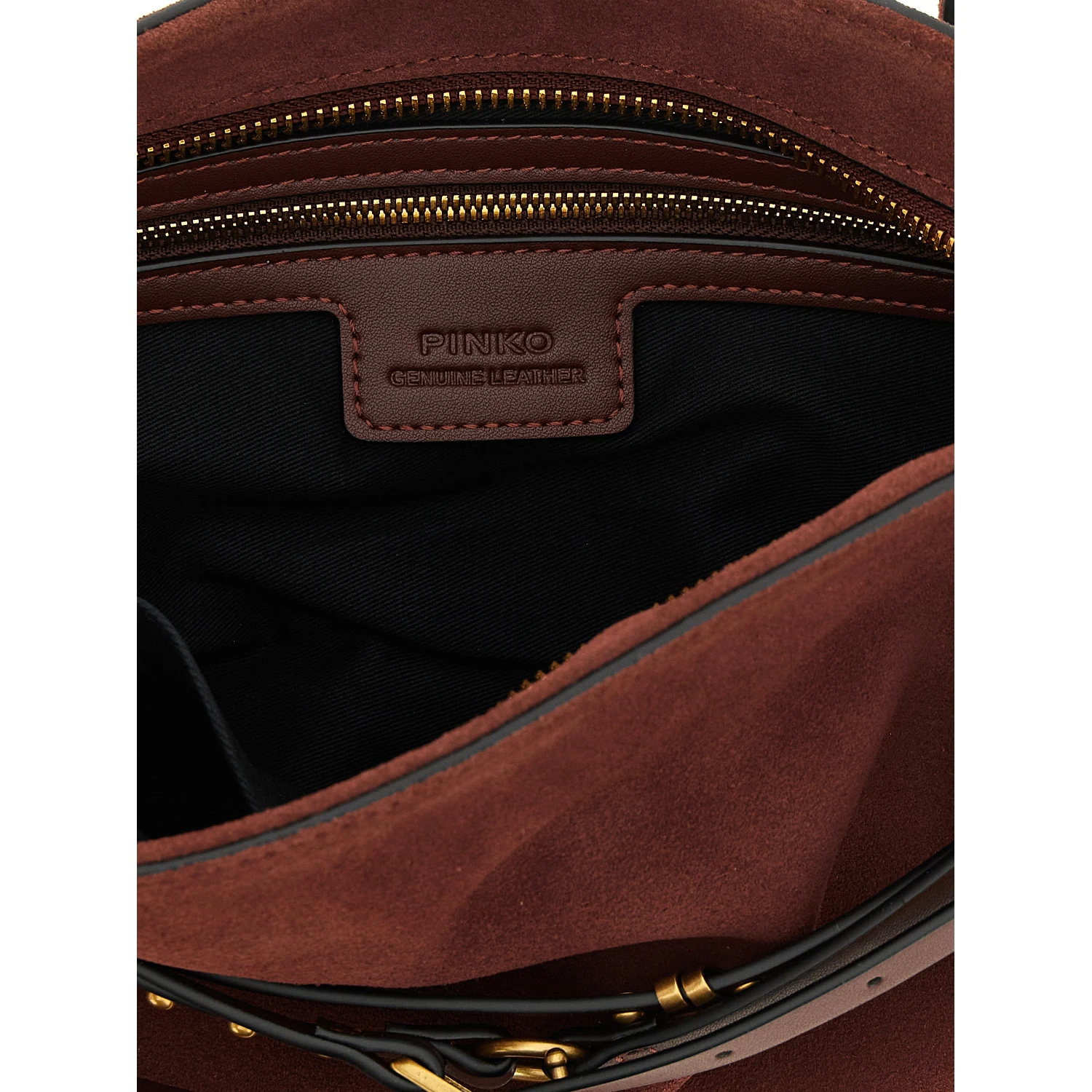 Bordeaux Cowhide Shoulder Bag