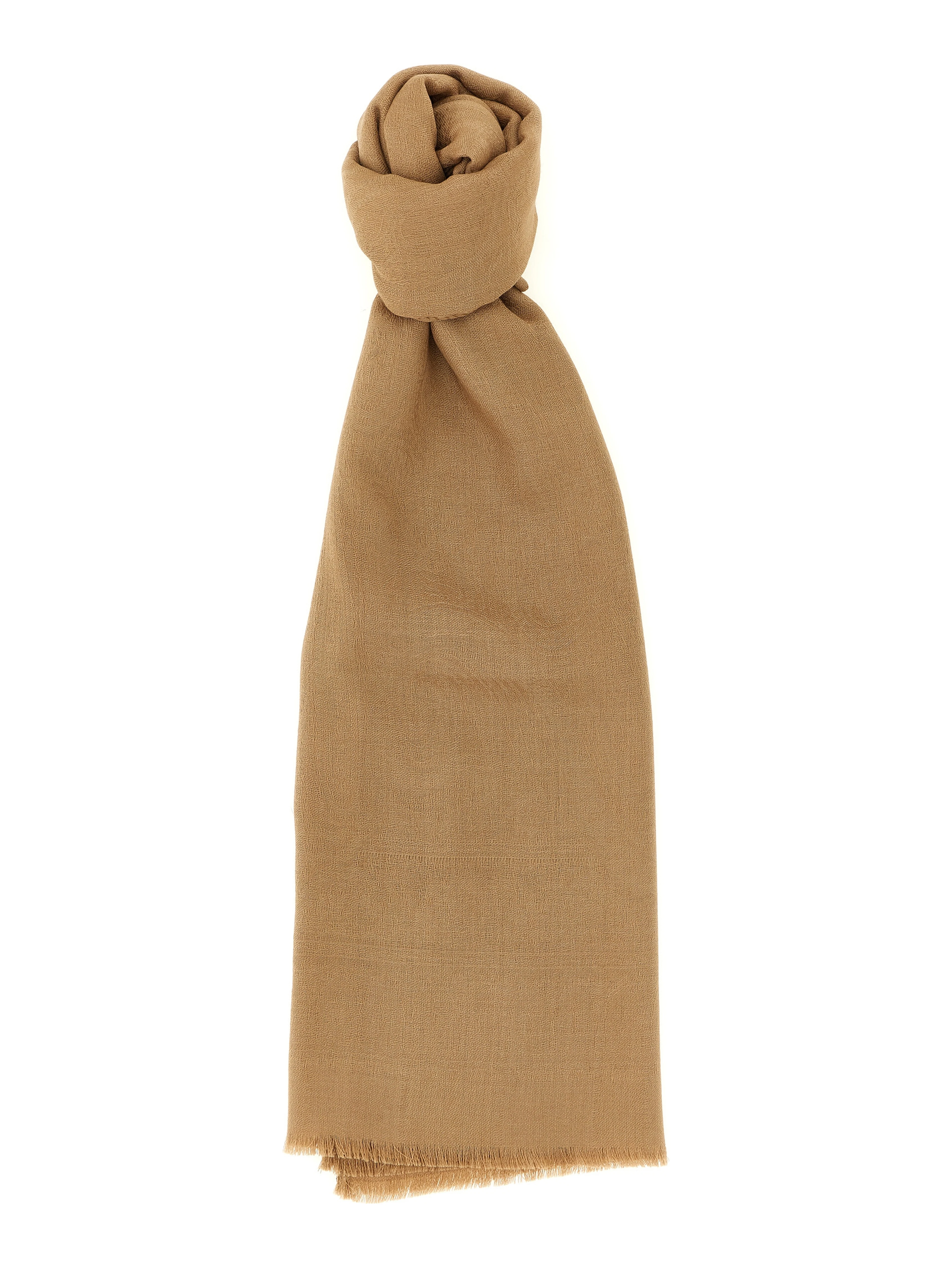 Brown Wool Scarf