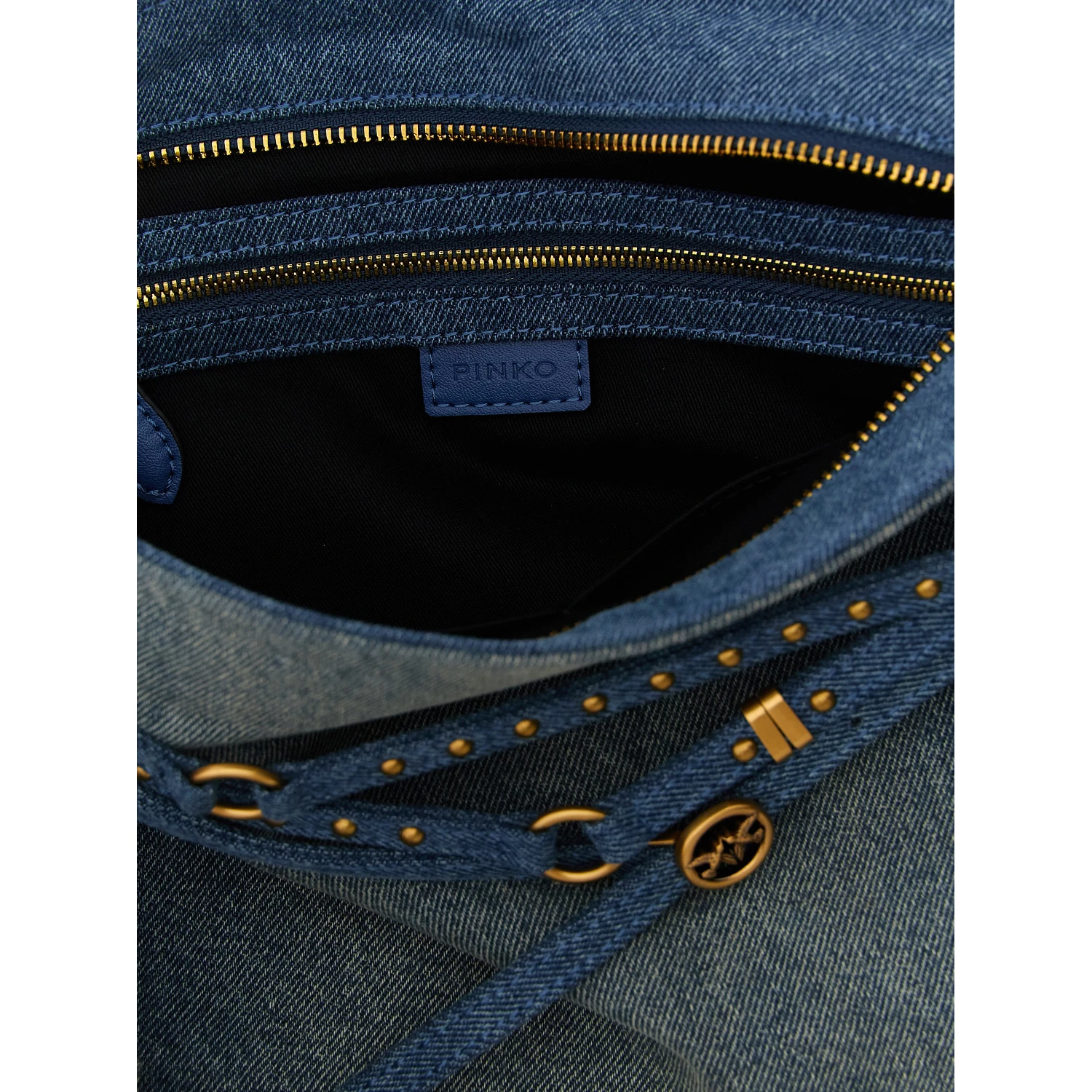 Blue Cotton Shoulder Bag