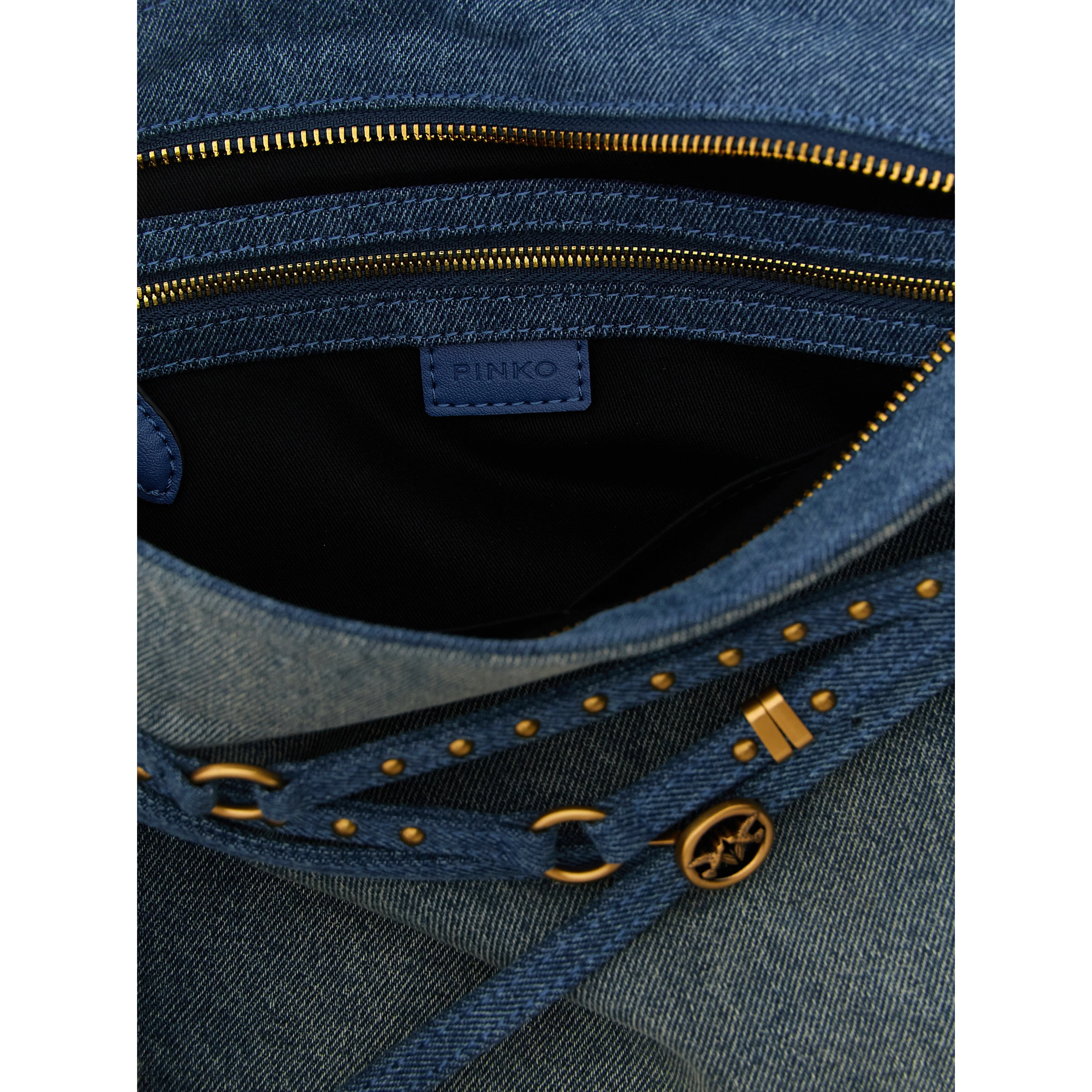 Blue Cotton Shoulder Bag