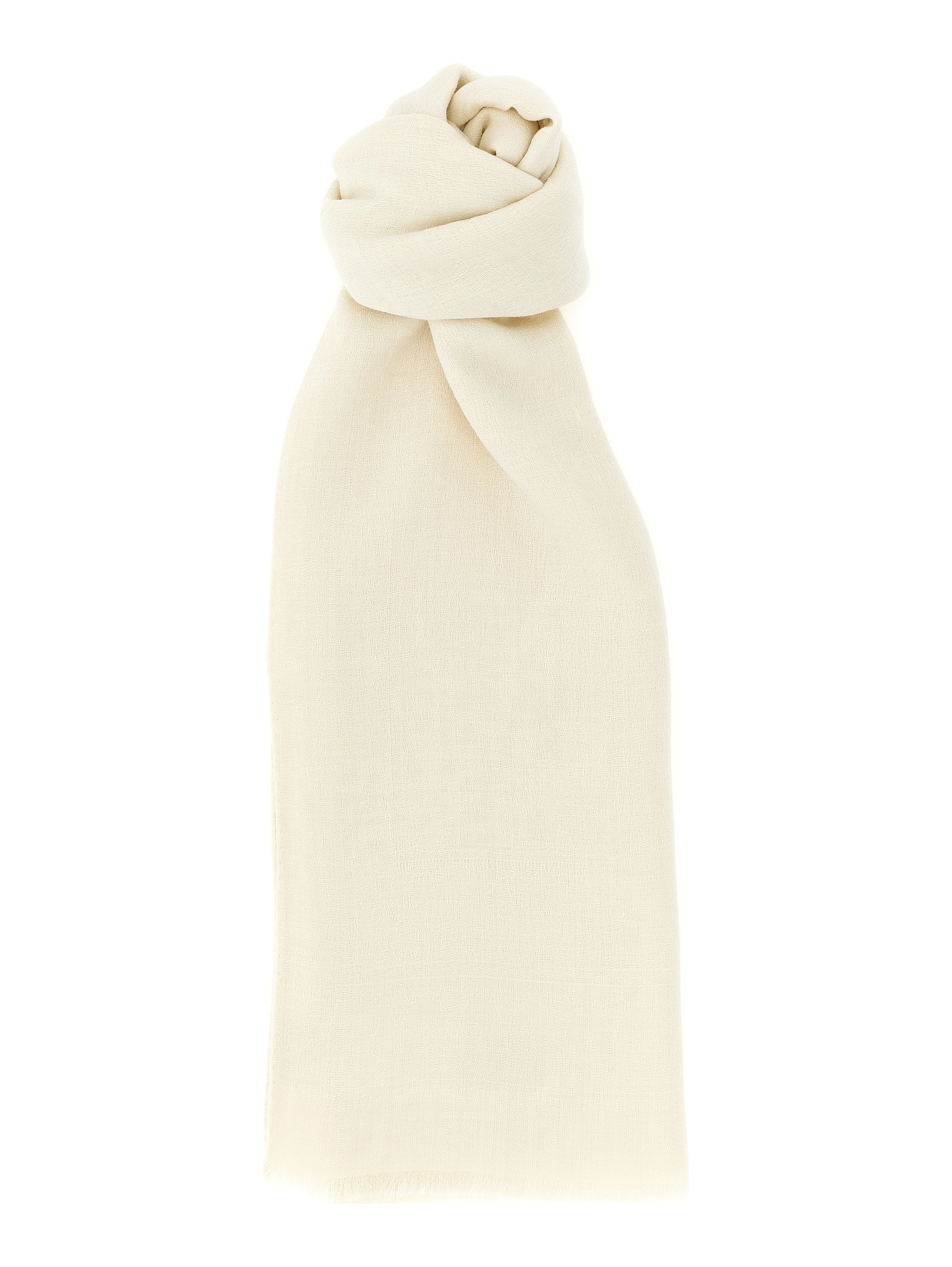 Beige Wool Scarf