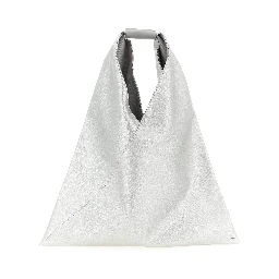 Silver Polyethylene Handbag