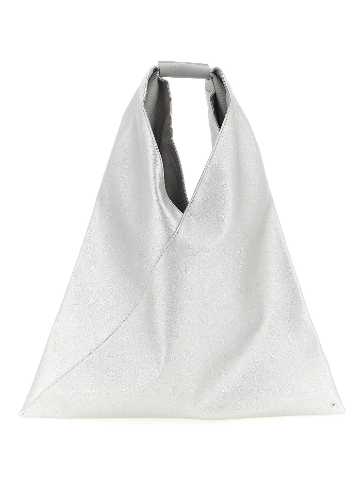 Silver Polyethylene Handbag