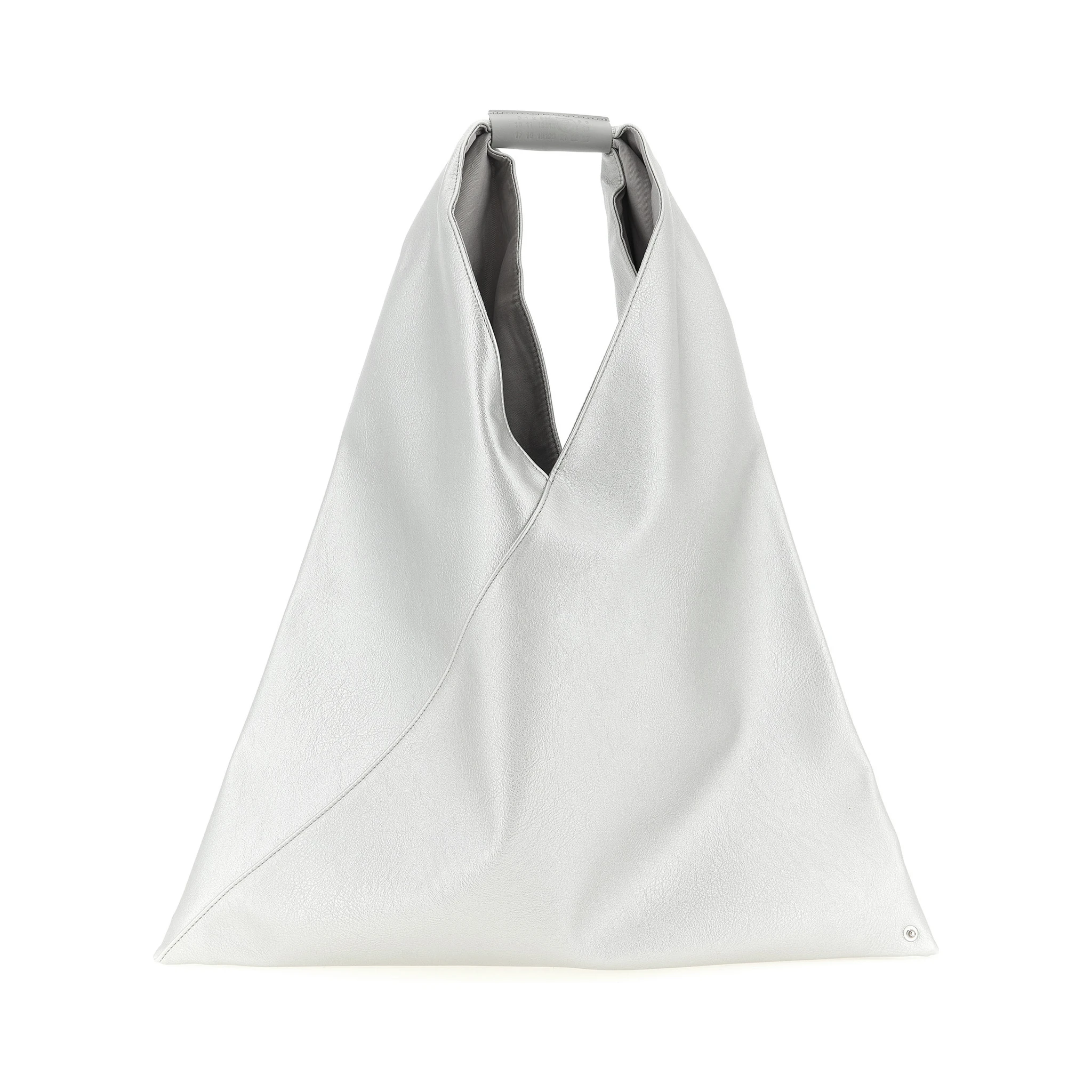 Silver Polyethylene Handbag