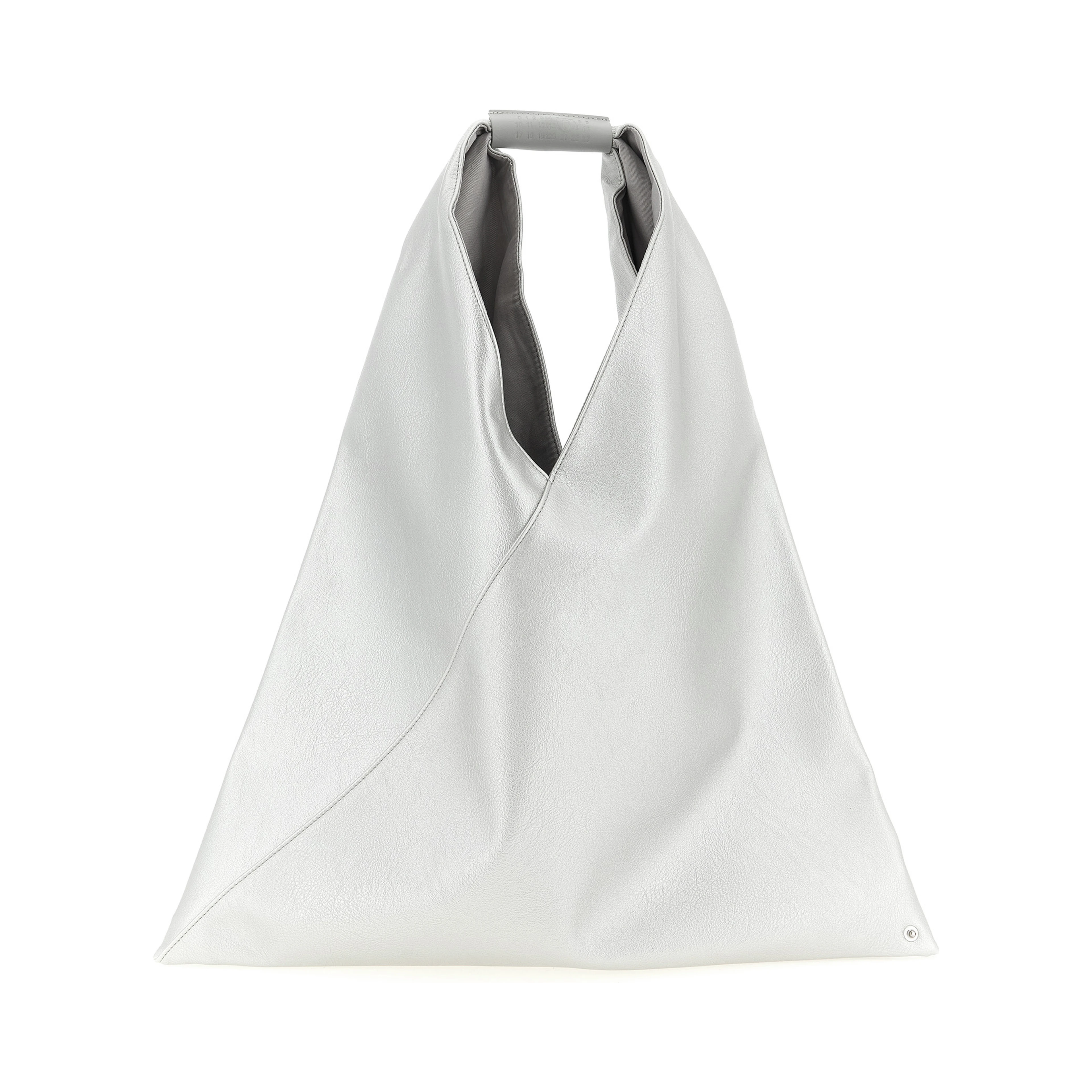 Silver Polyethylene Handbag