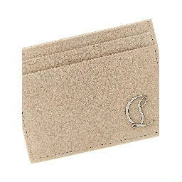 Beige Calfskin Cardholder