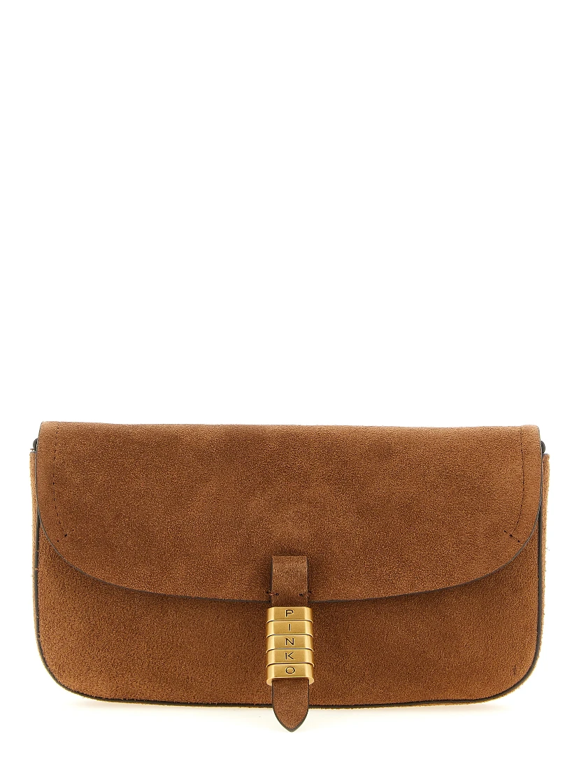 Brown Cowhide Shoulder Bag