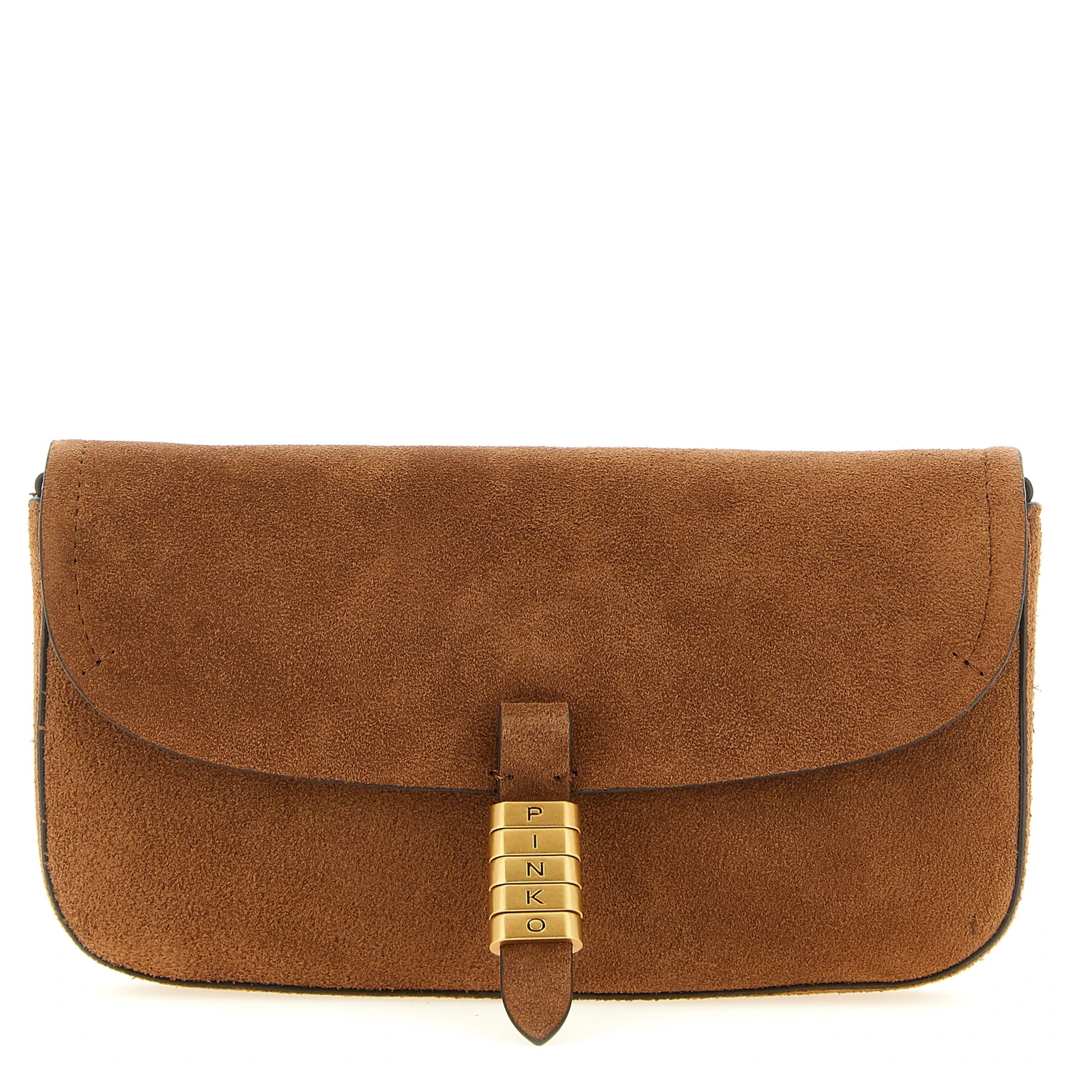 Brown Cowhide Shoulder Bag