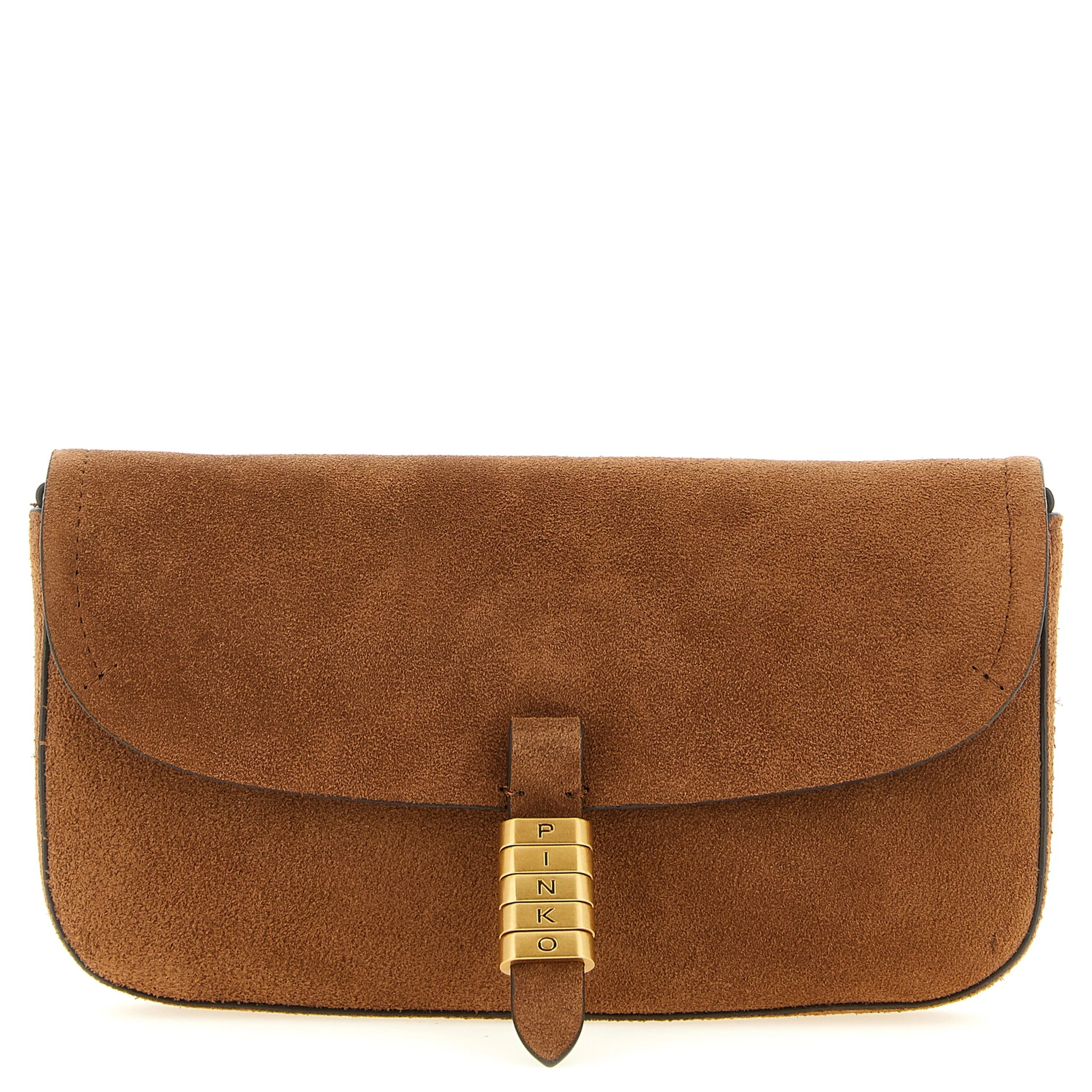 Brown Cowhide Shoulder Bag