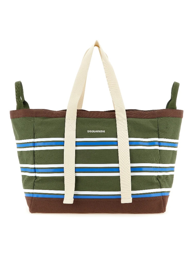 Multicolor Cotton Tote Bag