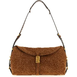 Brown Cowhide Shoulder Bag