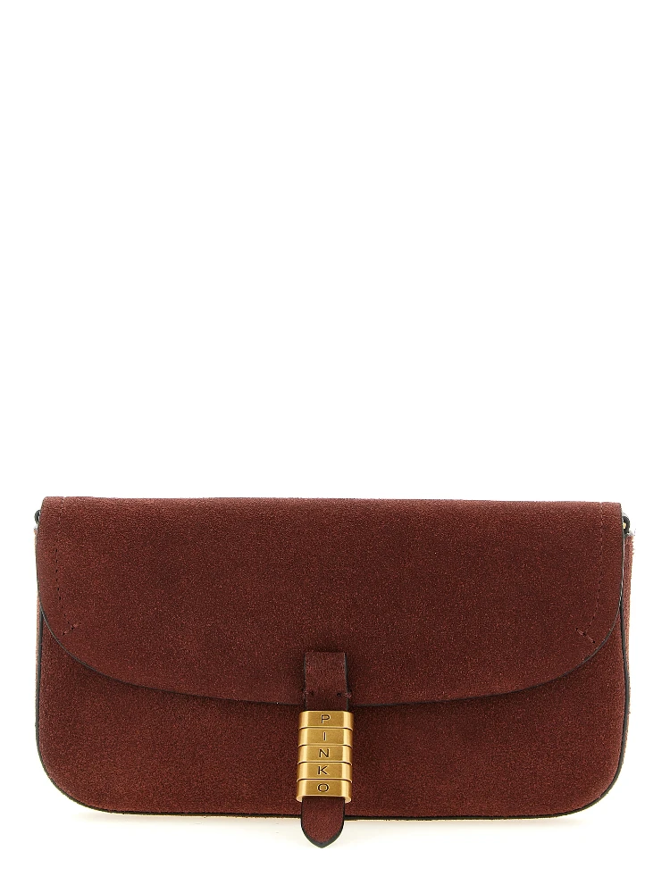 Bordeaux Cowhide Shoulder Bag