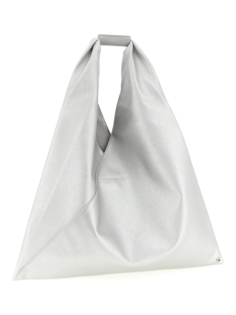 Silver Polyethylene Handbag