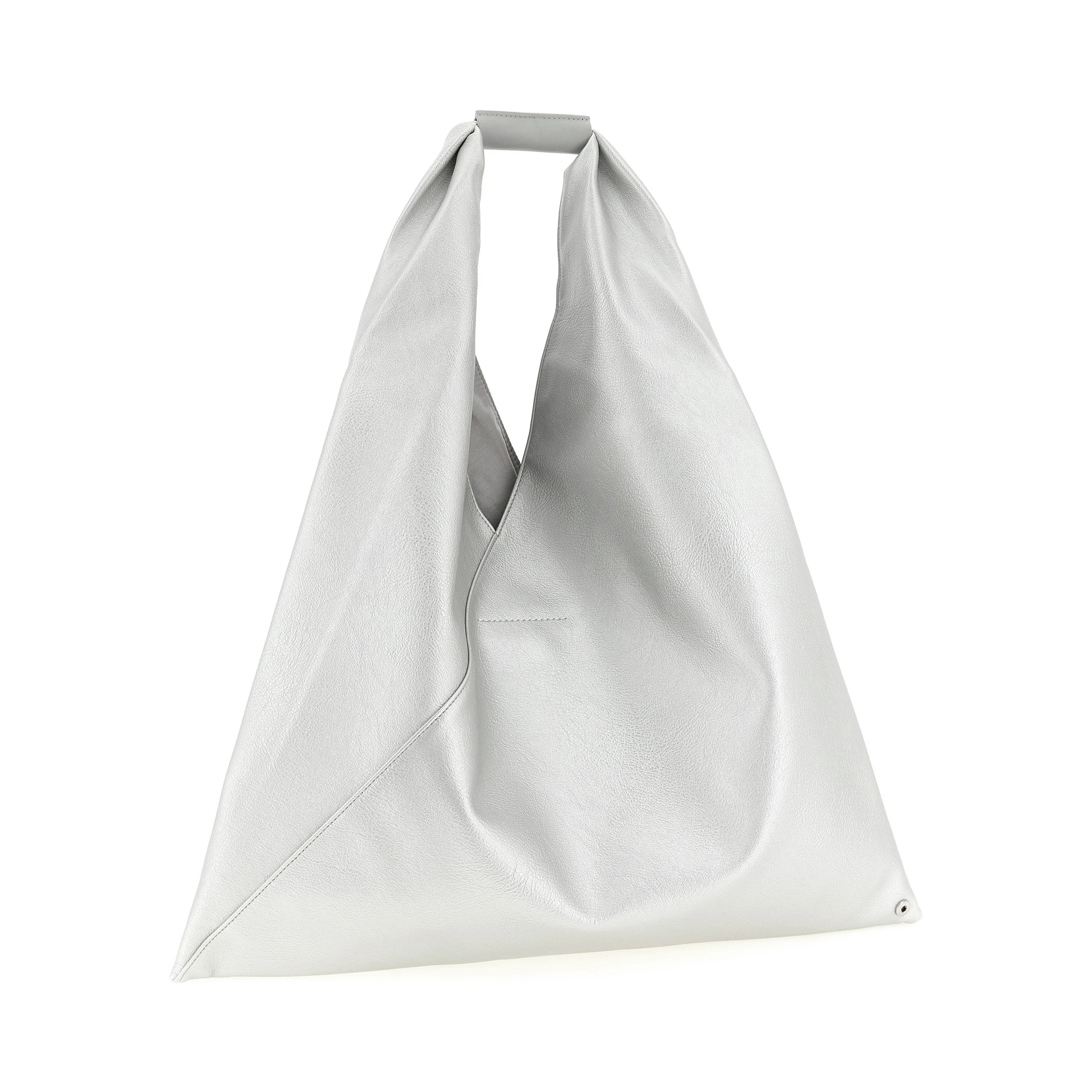 Silver Polyethylene Handbag