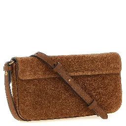 Brown Cowhide Shoulder Bag
