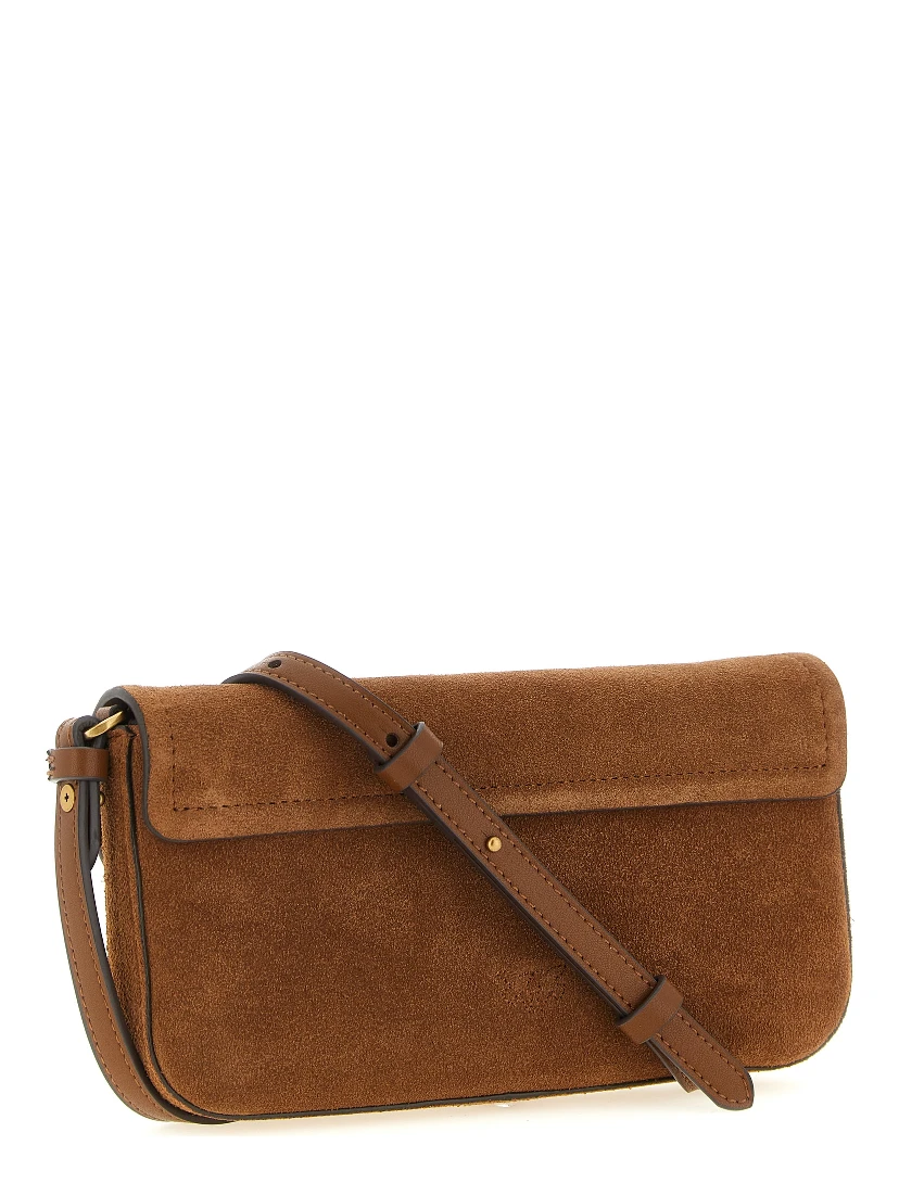 Brown Cowhide Shoulder Bag