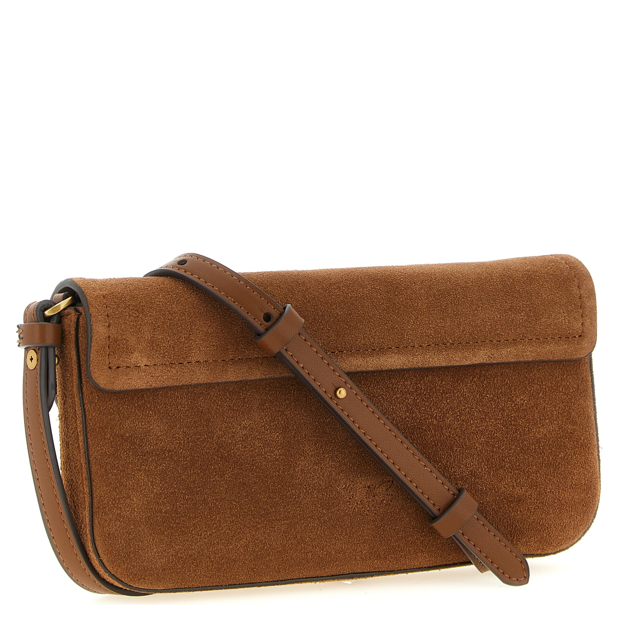Brown Cowhide Shoulder Bag