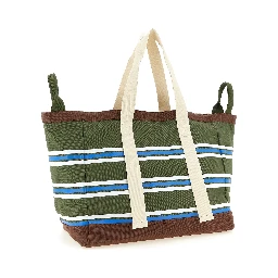 Multicolor Cotton Tote Bag