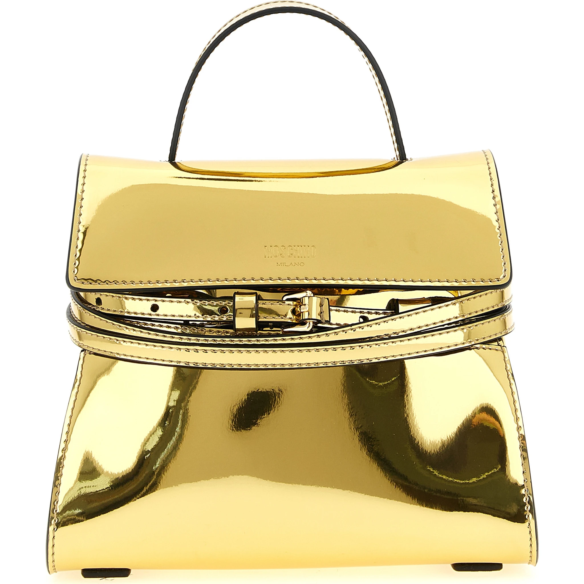 Gold Polyethylene Handbag