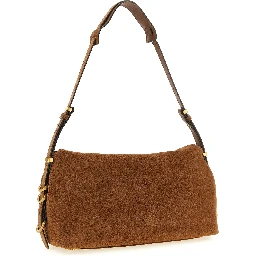 Brown Cowhide Shoulder Bag