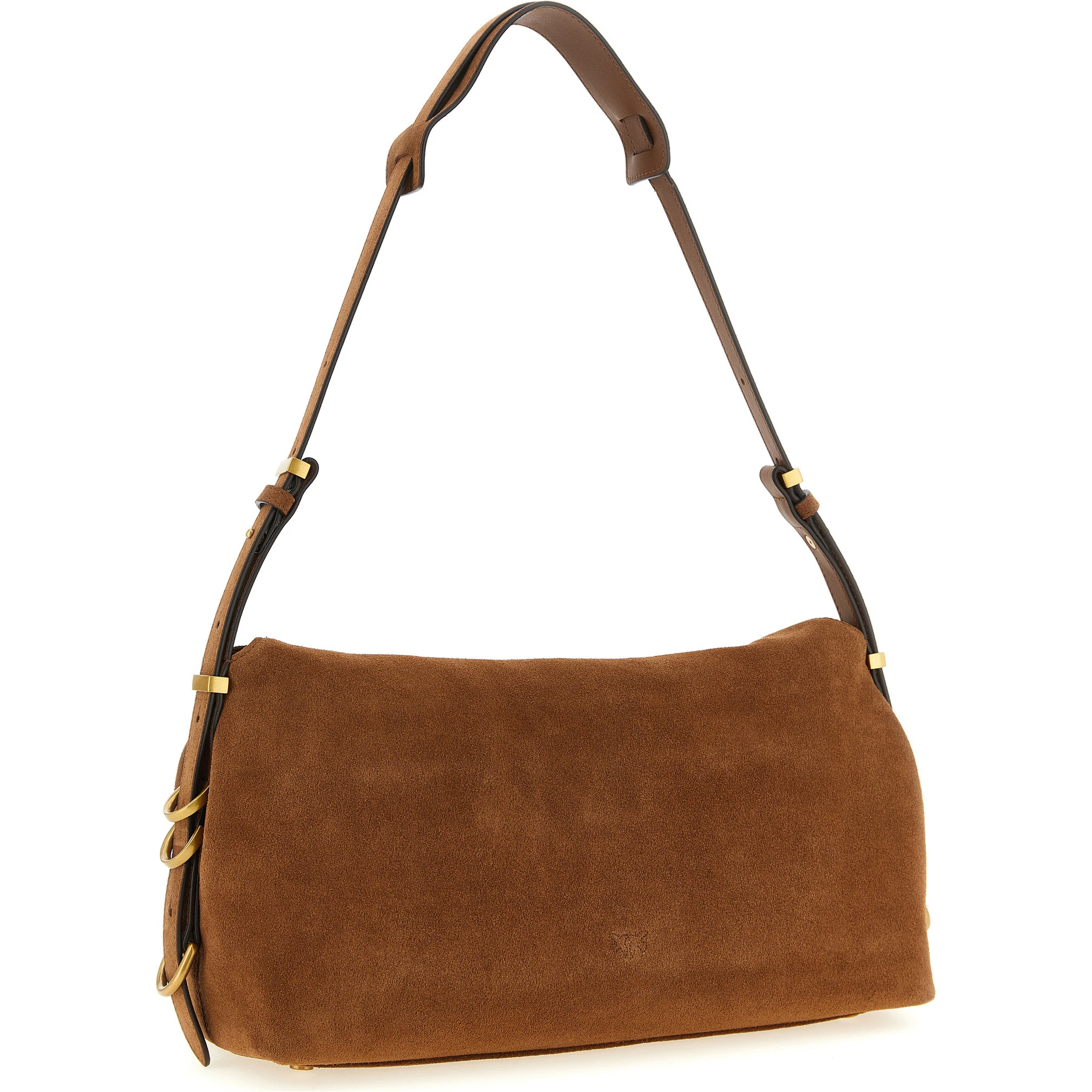 Brown Cowhide Shoulder Bag