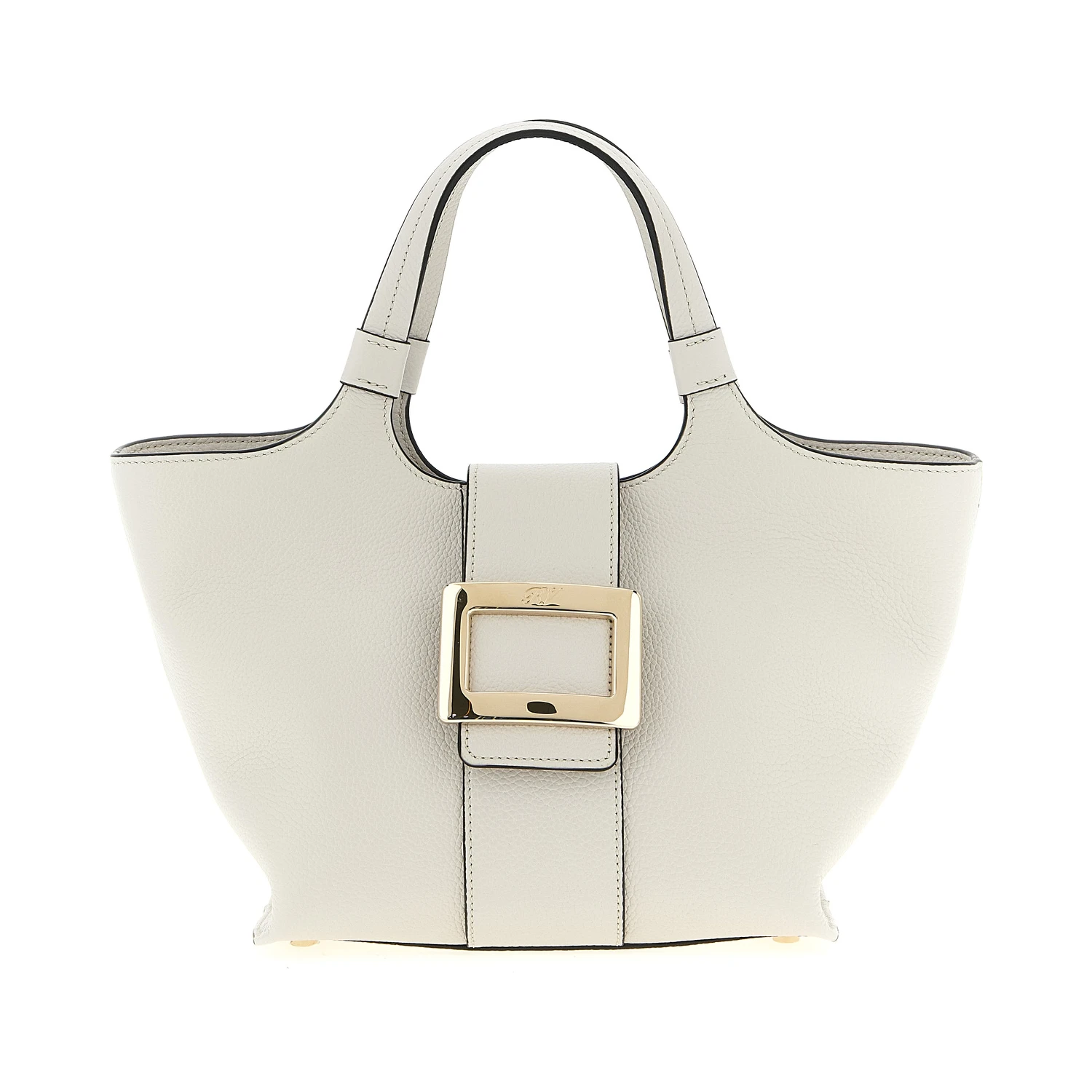 Gray Calfskin Tote Bag