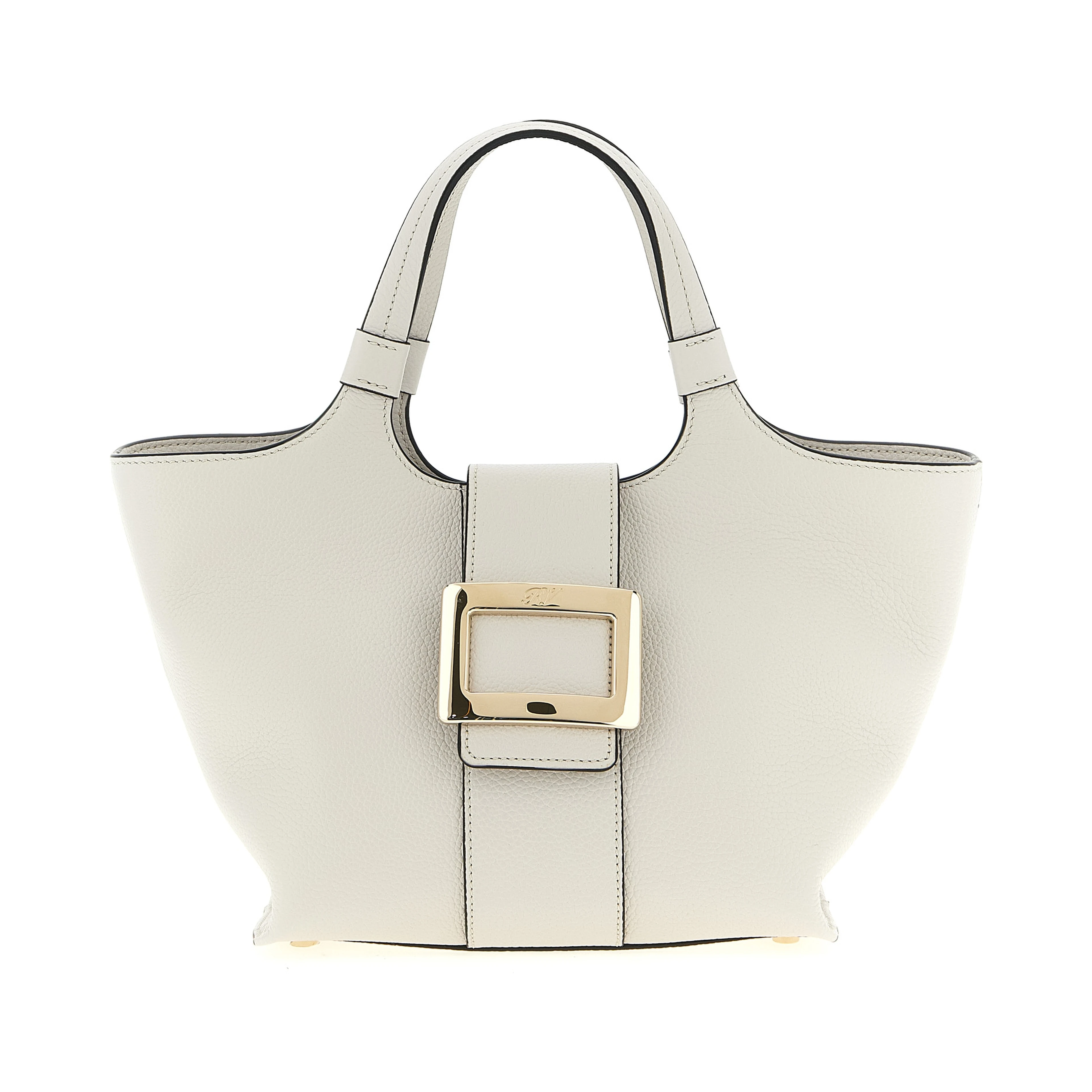 Gray Calfskin Tote Bag