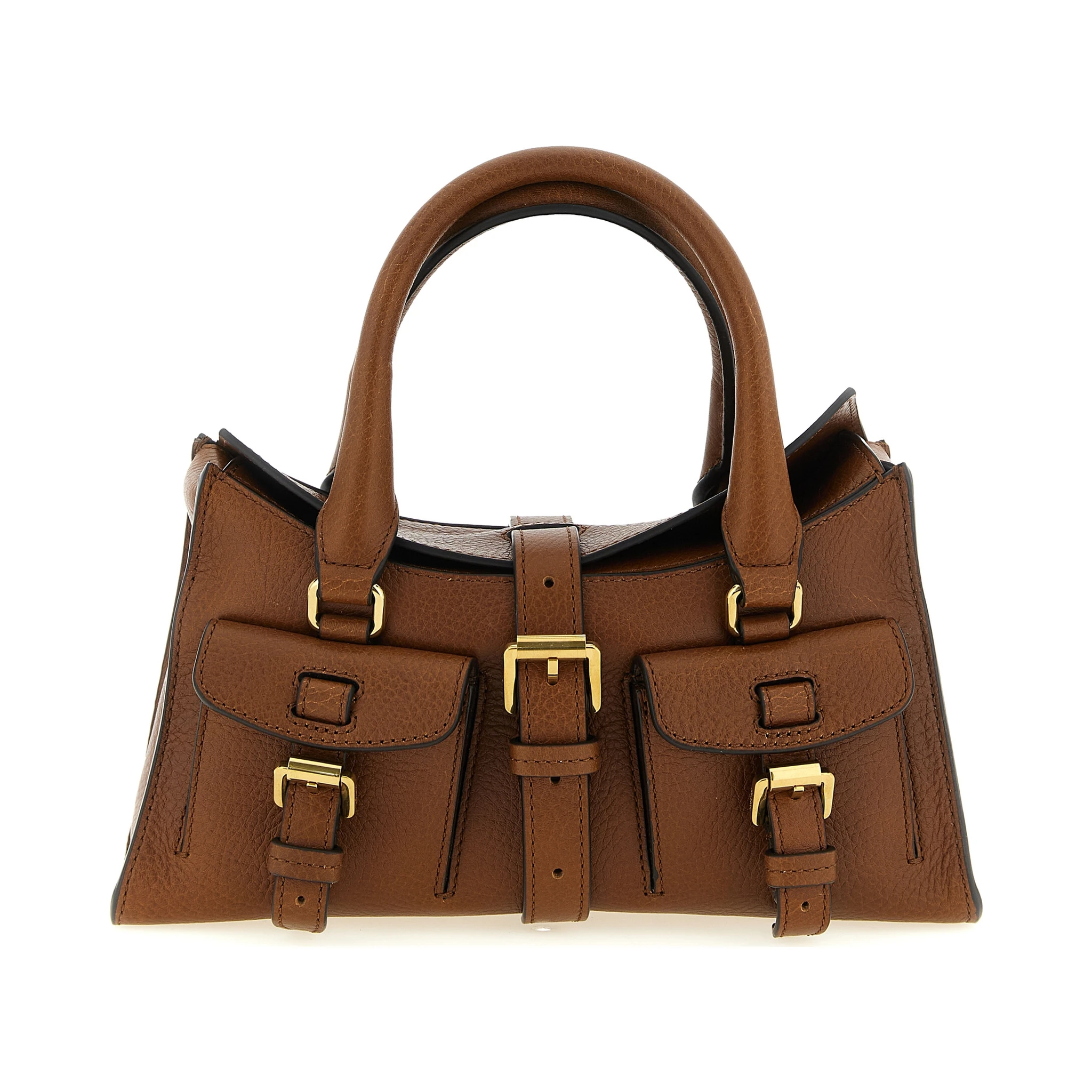 Brown Calfskin Handbag