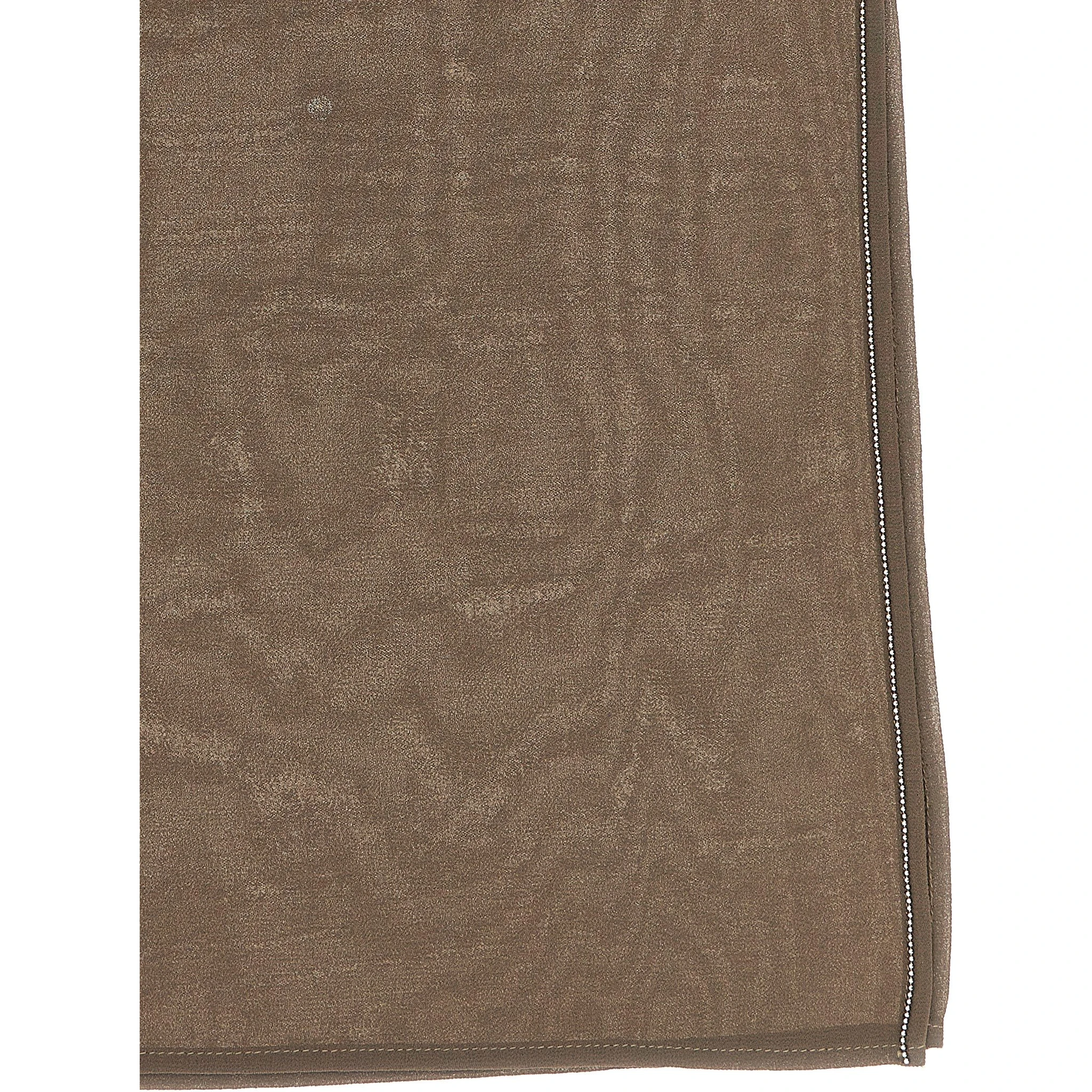 Brown Polyester Scarf