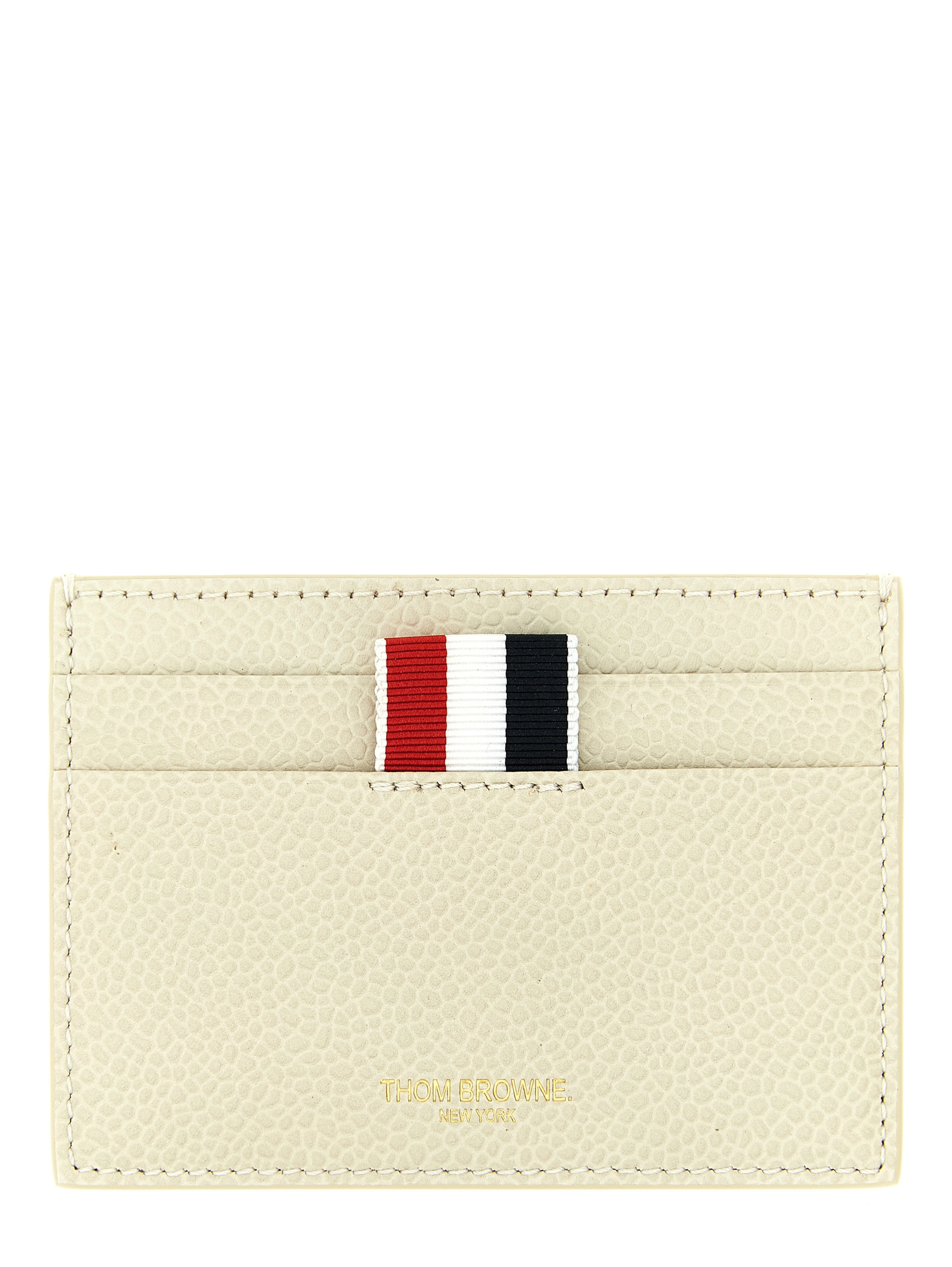 Beige Calfskin Cardholder