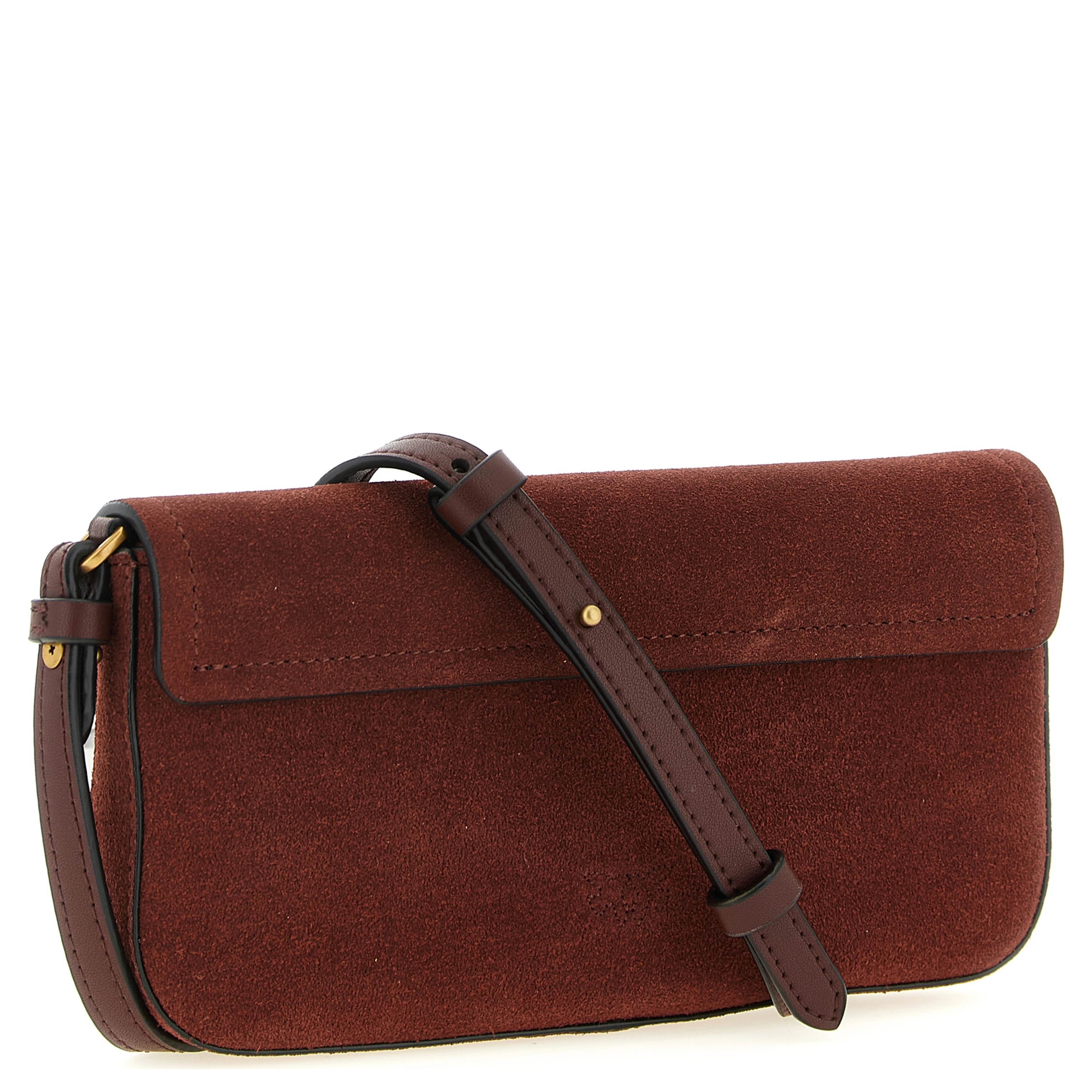 Bordeaux Cowhide Shoulder Bag