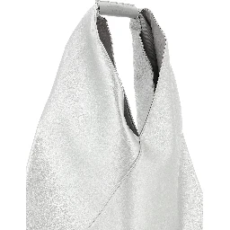 Silver Polyethylene Handbag