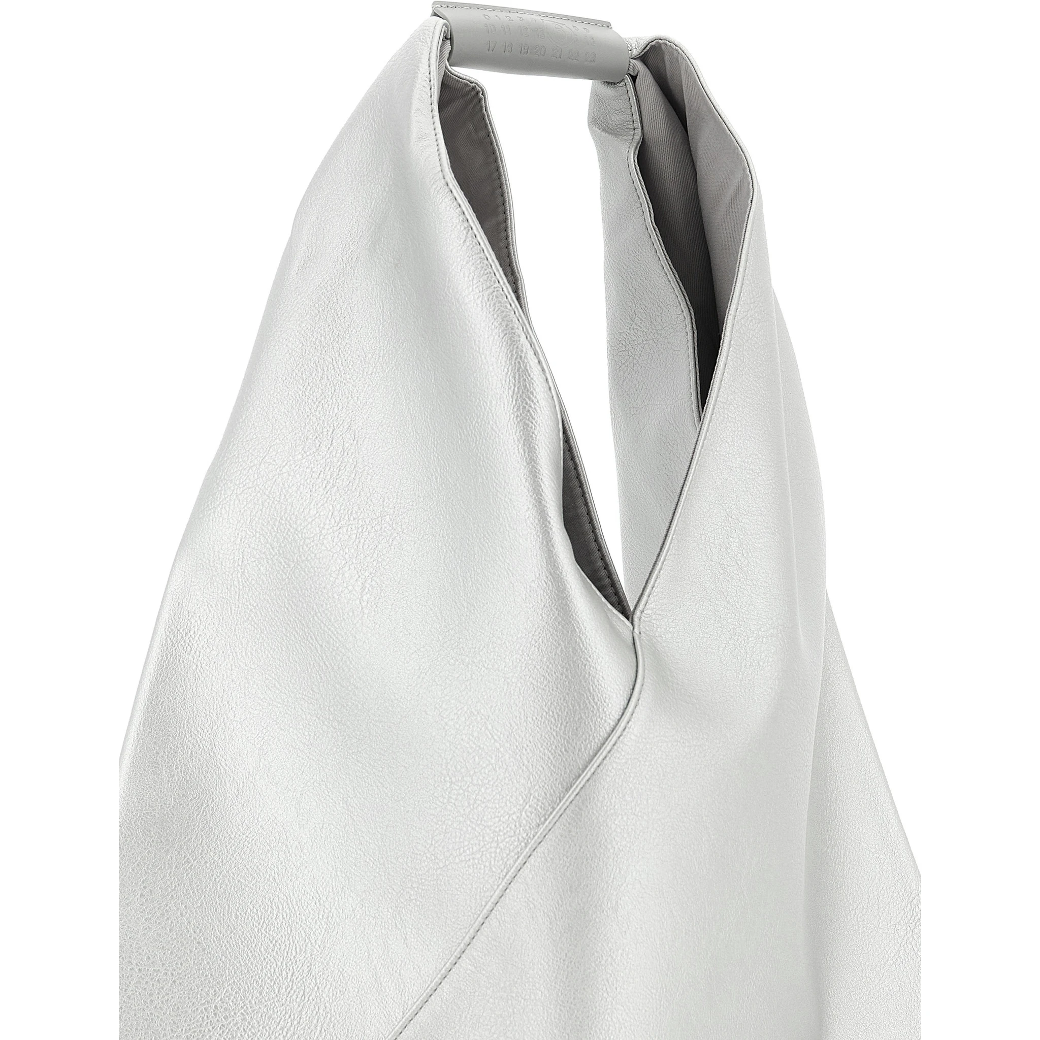 Silver Polyethylene Handbag