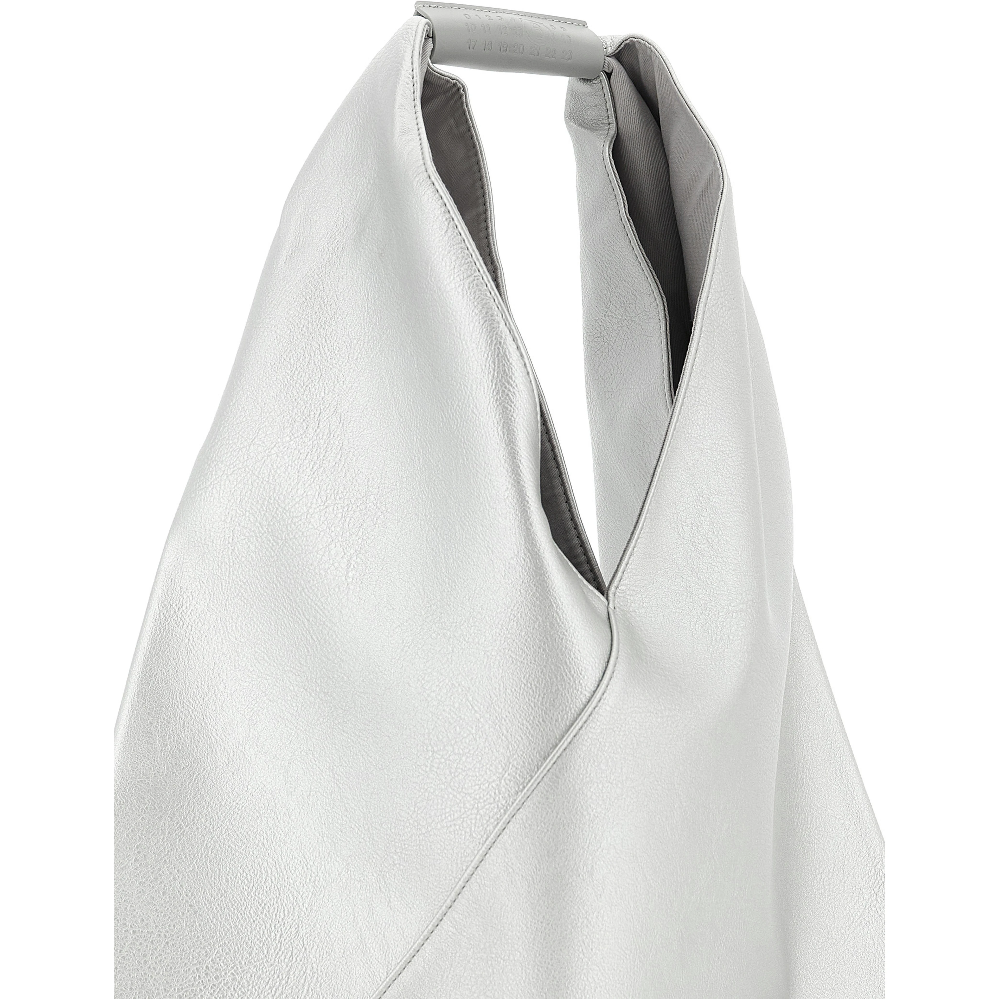 Silver Polyethylene Handbag