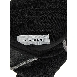 Black Cotton Crossbody Bag