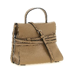 Beige Napa Leather / Calf Bos Taurus Handbag