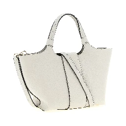 Gray Calfskin Tote Bag