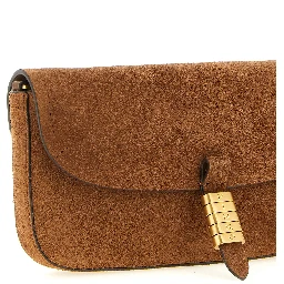 Brown Cowhide Shoulder Bag
