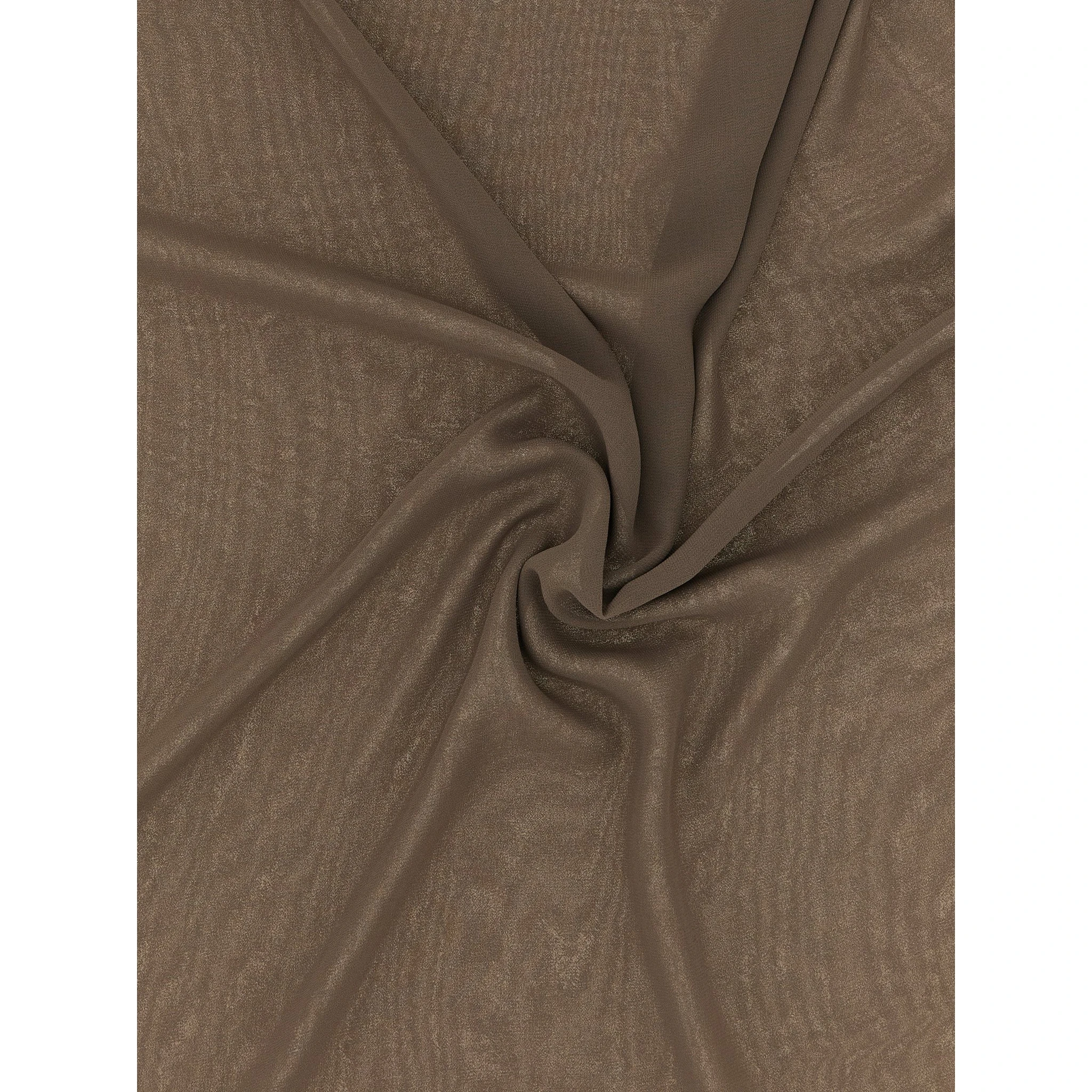Brown Polyester Scarf