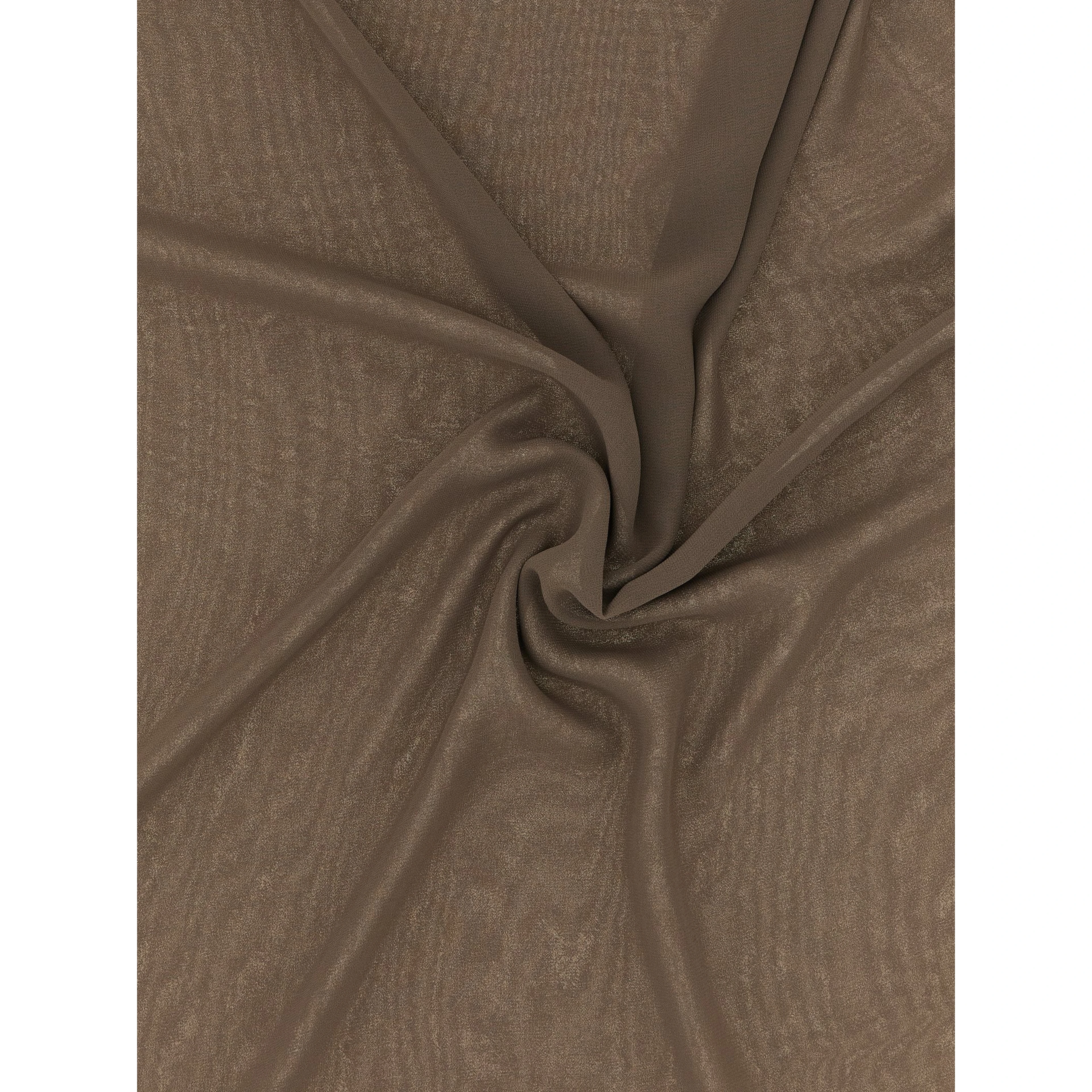 Brown Polyester Scarf