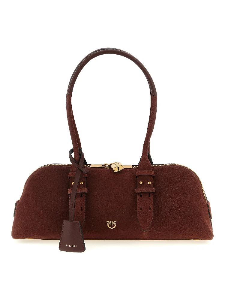 Bordeaux Cowhide Shoulder Bag