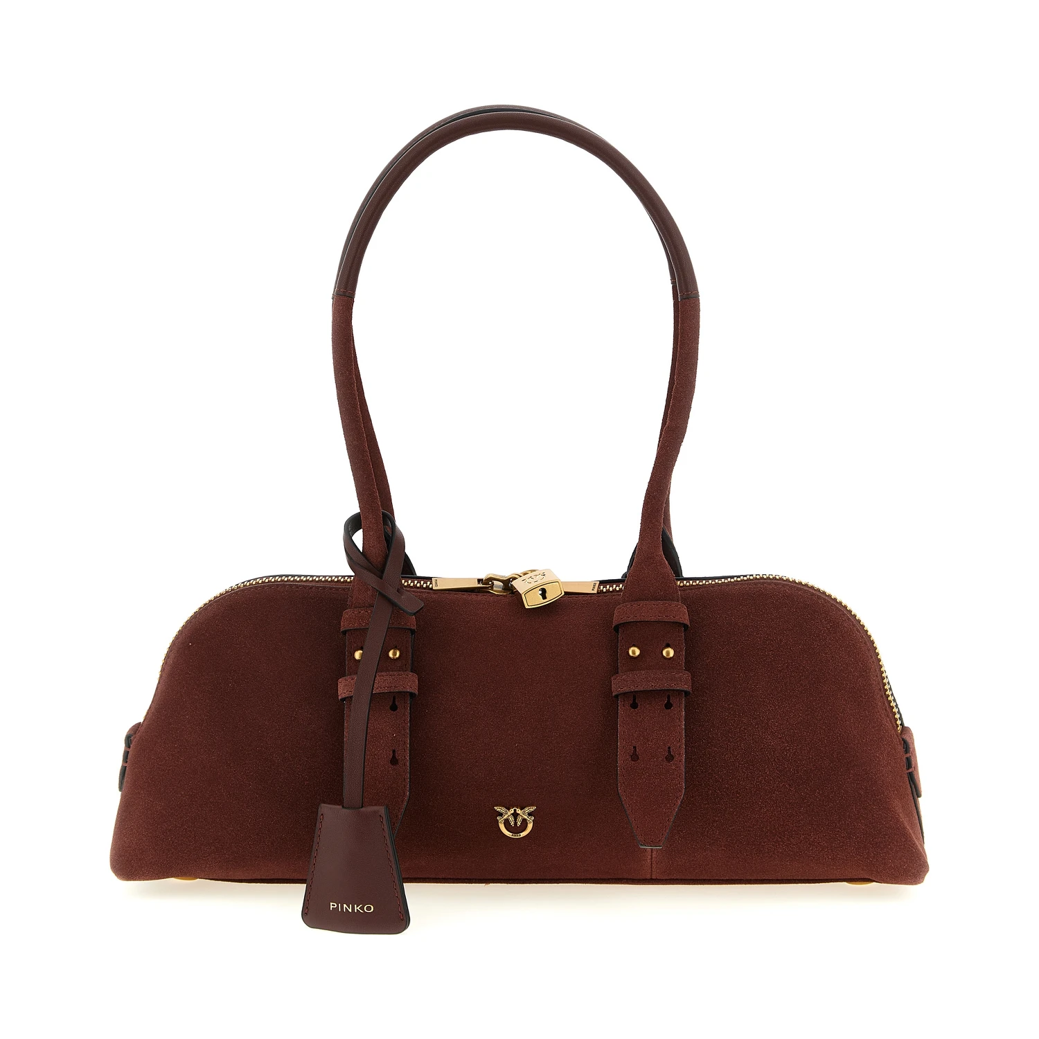 Bordeaux Cowhide Shoulder Bag