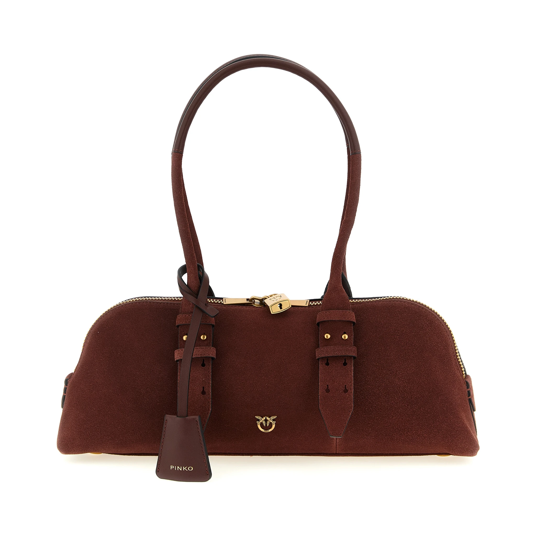 Bordeaux Cowhide Shoulder Bag